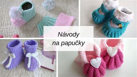Háčkované papučky pre bábätká s ozdobnými gombíkmi