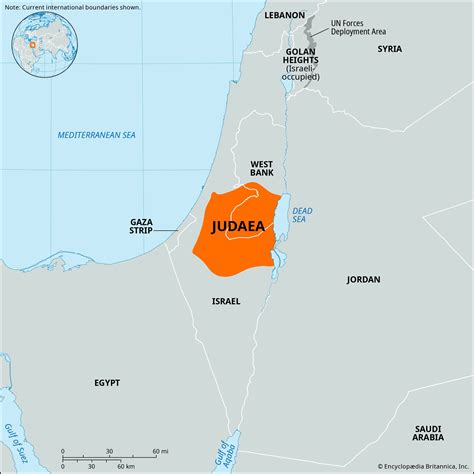 Mapa rímskej provincie Judea za čias Herodesa Veľkého