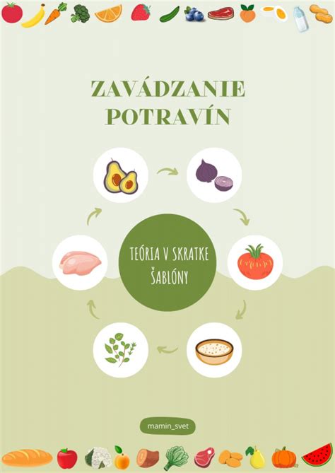 Prehľad odporúčaných potravín a alergénov pre príkrmy