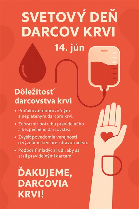 Dôležitosť darcovstva krvi