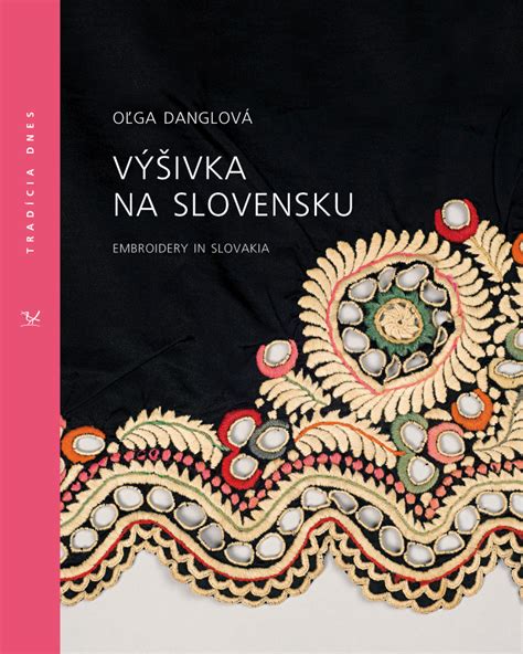 Tradičná slovenská krížiková výšivka na texte