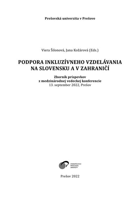 Schéma: Prekážky inklúzie vo vzdelávaní