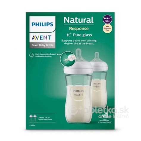 Dieťa pijúce z fľaše s cumlíkom Natural Response