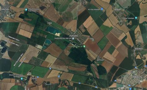 Mapa Woolsthorpe a okolia v 17. storočí