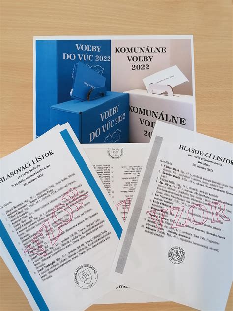 Volebná urna s hlasovacími lístkami v regionálnych voľbách
