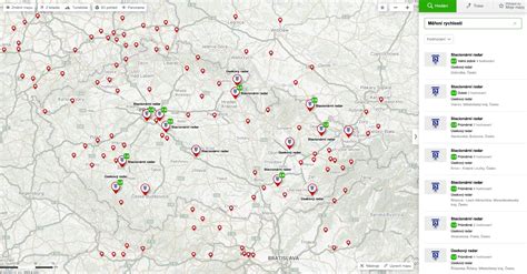 Mapa IVF centier v Českej republike