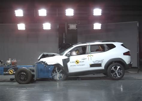 Grafika EuroNCAP crash testu