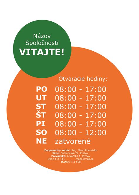 Hodiny prevádzky detských jaslí
