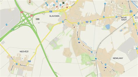 Mapa okolia Jaslí Alexandra Markuša 2 s vyznačenými zastávkami MHD