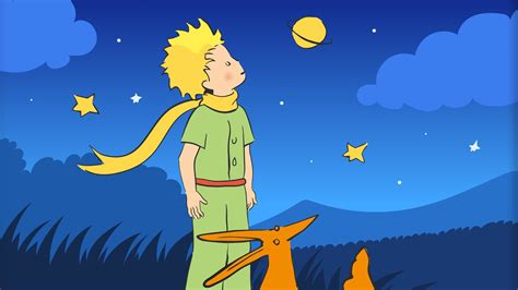 ilustrácia líšky a Malého princa