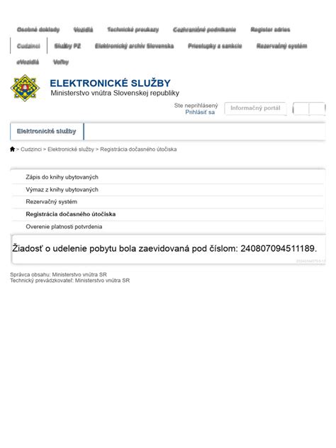 dokumenty pre registráciu jaslí