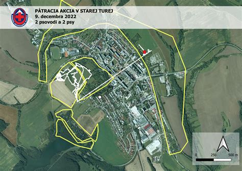 Letecký pohľad na mestskú zástavbu v Starej Turej