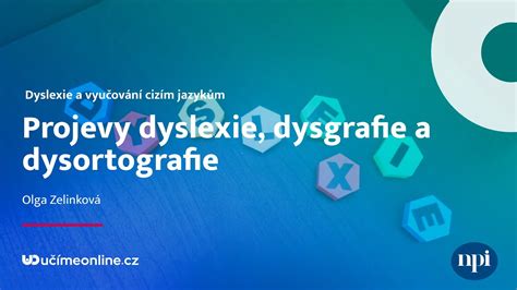 Schematické znázornenie prepojenia dyslexie, dysgrafie a dyskalkúlie