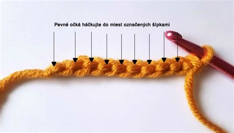 Ilustrácia vytvárania základného očka pri háčkovaní