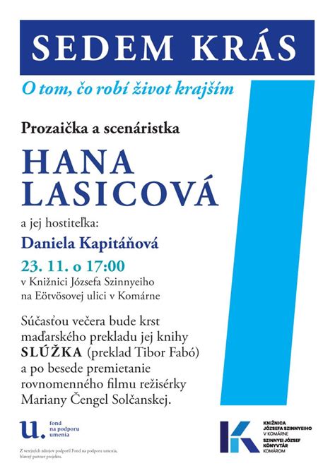 Obal knihy Hany Lasicovej