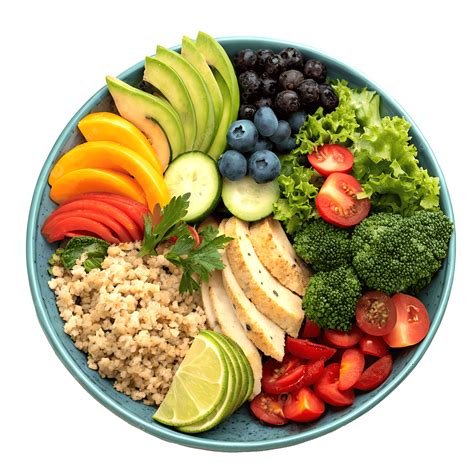 healthy food plate