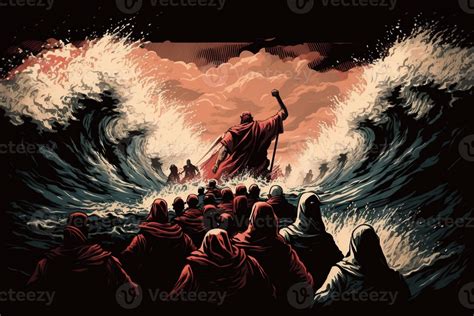 The Crossing of the Red Sea by Moses and the Israelites