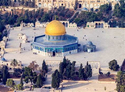 The Temple Mount in Jerusalem with the Dome of the Rock