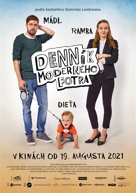Jiří Mádl s dieťaťom na pľaci filmu Denník moderného fotra