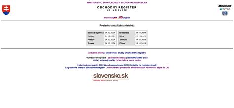 Slovenský obchodný register a jeho význam pre podnikateľské subjekty