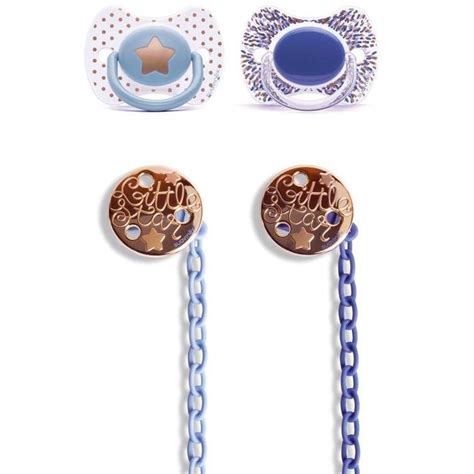 Ukážka kombinácie cumlíka, klipu a fľaše Suavinex Haute Couture