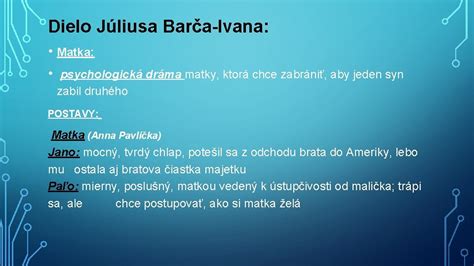 Portrét dramatika Júliusa Barča Ivana