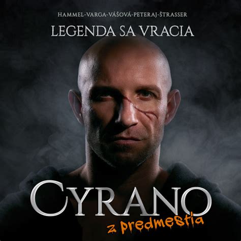 Plagát k muzikálu Cyrano z predmestia