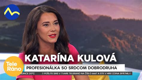 Katarína Kulová pri aktívnom oddychu