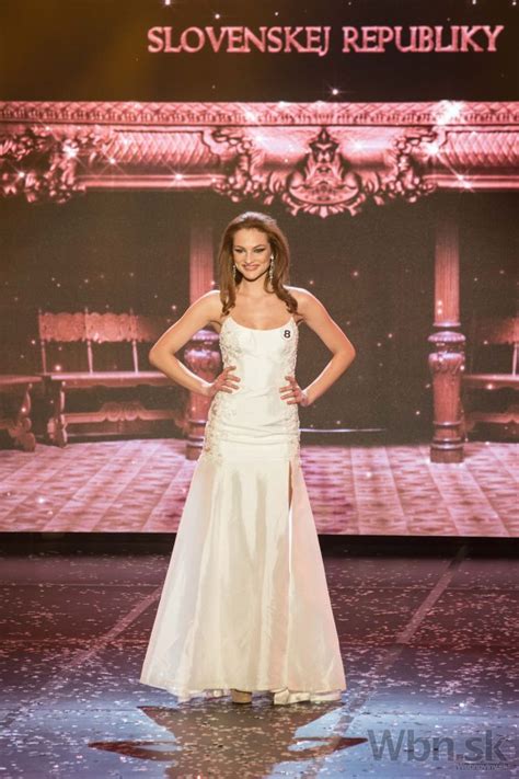Katarína Smolková počas súťaže Miss Universe SR
