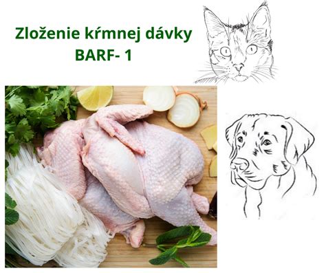 Detailné zloženie BARF kŕmnej dávky pre šteniatka