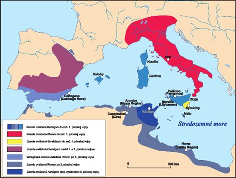 staroveké ruiny mesta Kartágo