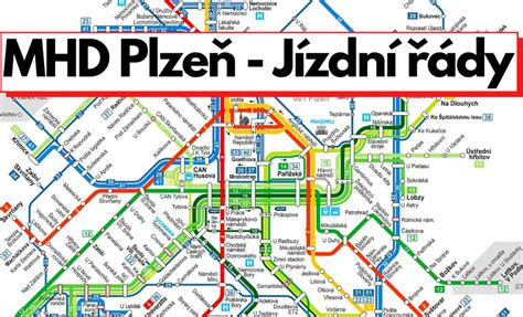 Mapa zastávok MHD v centre Košíc