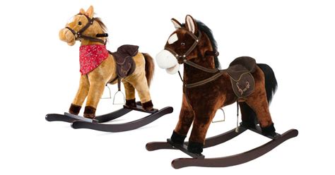 Plyšový hojdací koník so zvukmi