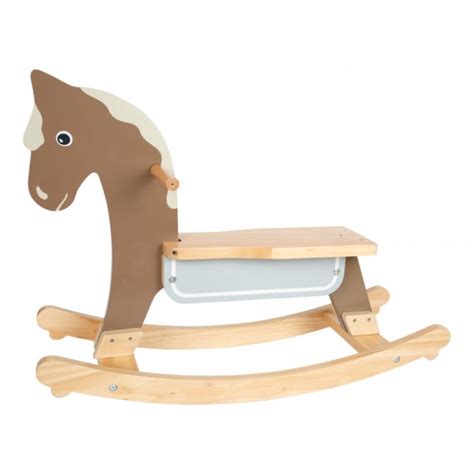 Hojdací koník s integrovanými kolieskami