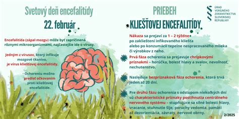 Infografika: Fázy kliešťovej encefalitídy a ich príznaky