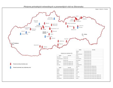 mapa kúpeľných destinácií