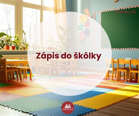 Dôležité dokumenty pre zápis do škôlky