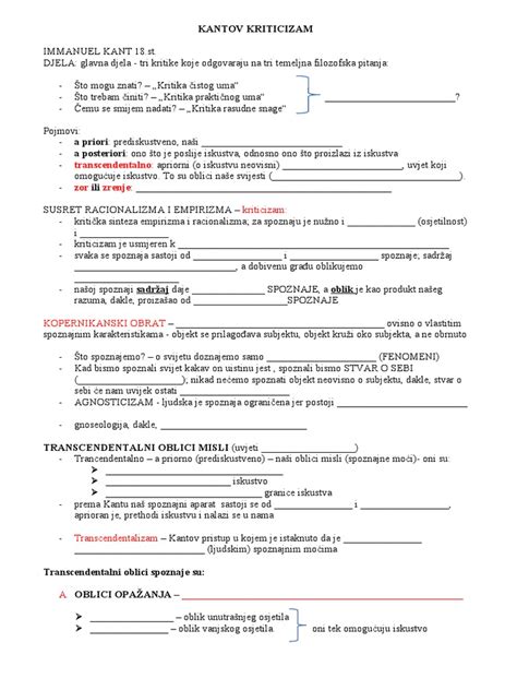 diagram vysvetľujúci Kantovu epistemológiu