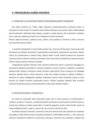 Základy počiatočnej edukácie