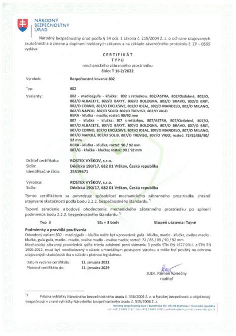 Certifikáty a bezpečnostné normy detskej postieľky