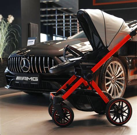 Hartan AMG GT2 stroller with baby in fully reclined position