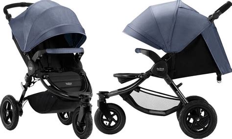 Britax B-Motion 3 Plus kočík v teréne s nafukovacími kolesami