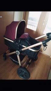 Gmini Grand 2v1 v prevedení Fuchsia na zlatej konštrukcii