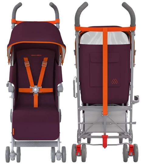 Detailné zobrazenie zloženého kočíka Maclaren Quest a popruhu na rameno