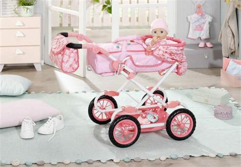 Deluxe kočík Baby Annabell s nákupnou sieťkou a odnímateľnou prenosnou postieľkou