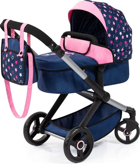 Moderný kombinovaný kočík pre bábiky Bayer Design XEO 2v1