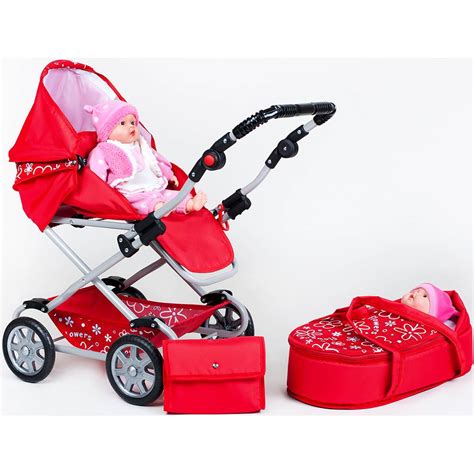 Detský kočík pre bábiky New Baby Monika 2v1