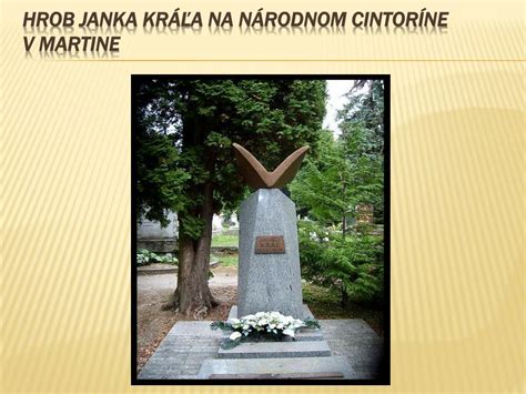 Symbolický hrob Janka Kráľa na Národnom cintoríne v Martine