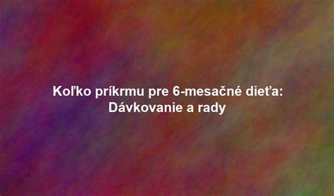 príprava zdravého domáceho príkrmu pre dieťa