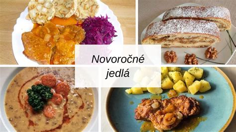 tradičné novoročné pokrmy na stole